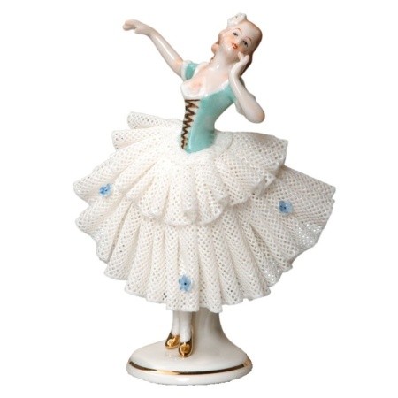 Статуэтка "Танец в бирюзовом" детальная картинка 