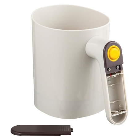 Просеиватель для муки на батарейках Wheat 1л светло-серый детальная картинка 