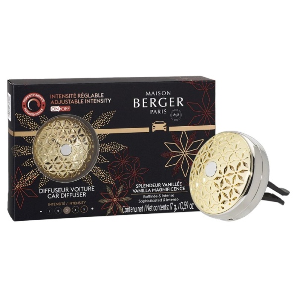 Фото Автомобильный аромадиффузор-клипса «Помелис» с ароматом «Ванильное великолепие» (Vanilla Magnificence)