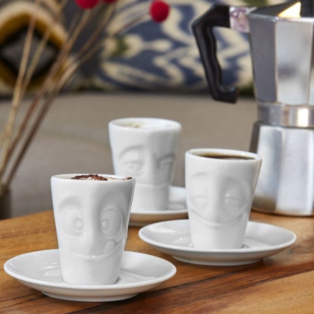 Кофейная пара 80мл Tassen Cheery белая детальная картинка 