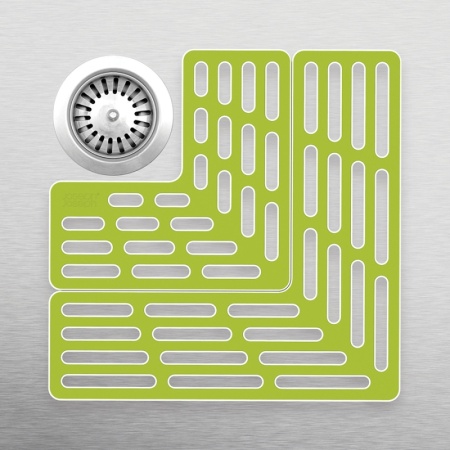 Подложка для раковины универсальная SinkSaver серая/белая - 85037 Joseph Joseph детальная картинка 