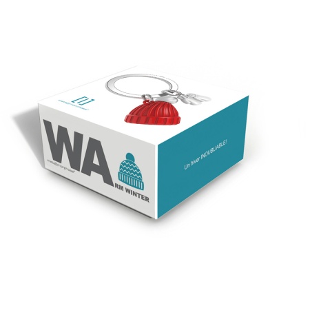 Брелок для ключей "Шапка и варежки" детальная картинка 