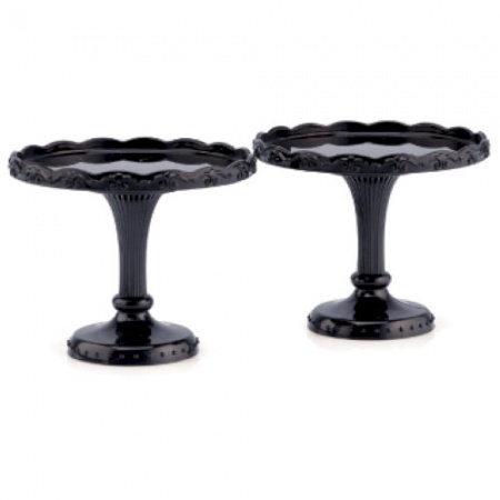 Подставка для торта Ø10x8см Sweetable черная, 2шт детальная картинка 
