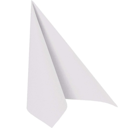 Салфетка 40x40см ROYAL Collection белая, 50шт детальная картинка 