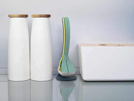 Набор кухонных инструментов Nest Plus Opal, 5 предметов на подставке - 10140 Joseph Joseph детальная картинка 