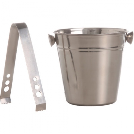 Ведро для льда Ø12x(h)12см со щипцами детальная картинка 
