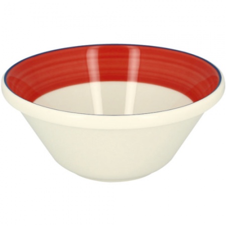 Салатник 600мл Ø16см BAHAMAS 2 штабелируемый красный борт детальная картинка 