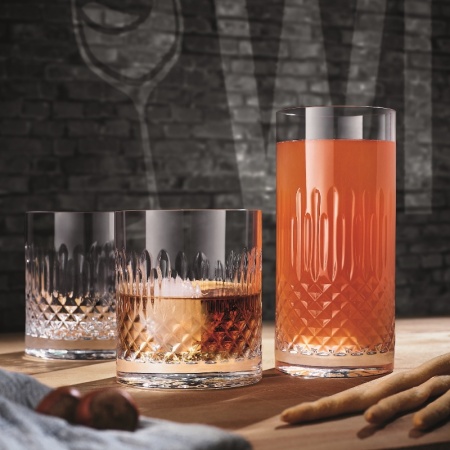 Набор стаканов для виски 380мл DOF Diamante, 4шт детальная картинка 