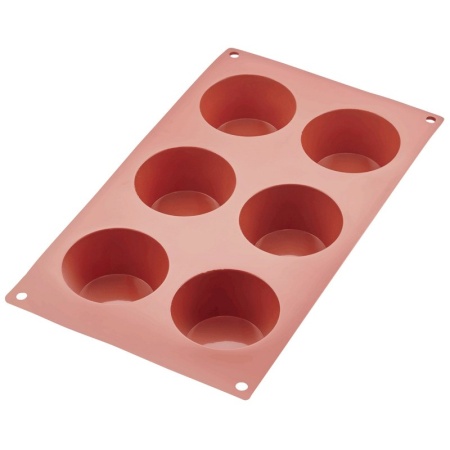 Форма для выпечки 6 выемок Ø6.5x3.5см WAS детальная картинка 