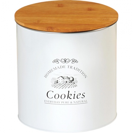 Емкость Ø17.3x(h)18см c надписью "Cookies" детальная картинка 