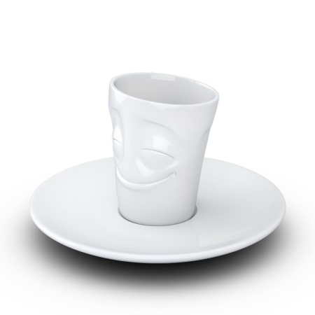 Кофейная пара 80мл Tassen Cheery белая детальная картинка 