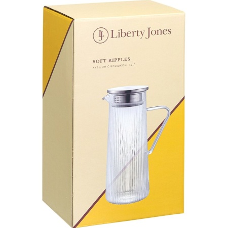 Кувшин 1.2л с крышкой-ситом Soft Ripples — Liberty Jones детальная картинка 
