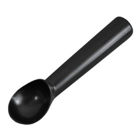 Ложка для мороженого черная 4x5мм детальная картинка 