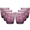 Набор стаканов 385мл DIAMOND фиолетовый, 6шт детальная картинка 