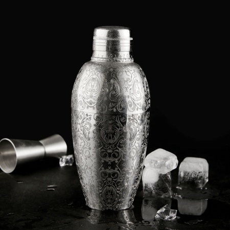 Шейкер 500мл "Floral Palacio" Profi-Chef нержавеющая сталь детальная картинка 