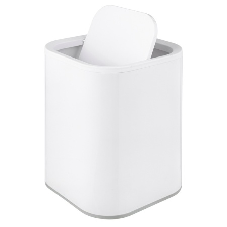 Контейнер для мусора 7л Tyer белый/серый детальная картинка 