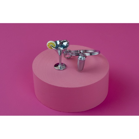 Брелок для ключей "Коктейль и шейкер" детальная картинка 