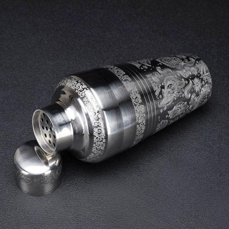 Шейкер 500мл "Floral Japaness" Profi-Chef нержавеющая сталь детальная картинка 