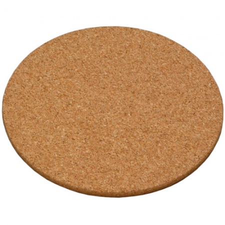 Доска для сервировки Ø20см дерев.пробка детальная картинка 