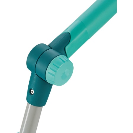 Ручка для швабры Click-System стальная телескопическая 110-190см с шарниром детальная картинка 