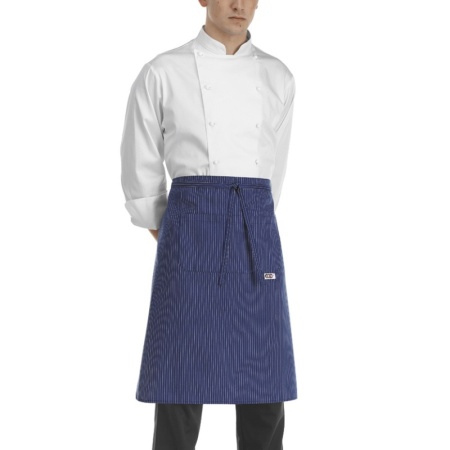 Фартук короткий - цвет france - 65% полиэстер, 35% хлопок - 150г/м2 детальная картинка 