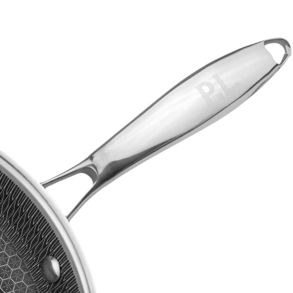 Фото Сковорода Ø26/19.5см Honeycombs нерж. 3-х слойная — P.L. Proff Cuisine