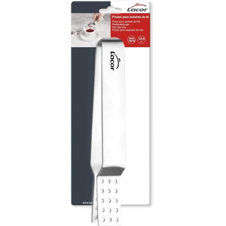 Щипцы для чайных пакетиков 13.5x2см Lacor детальная картинка 