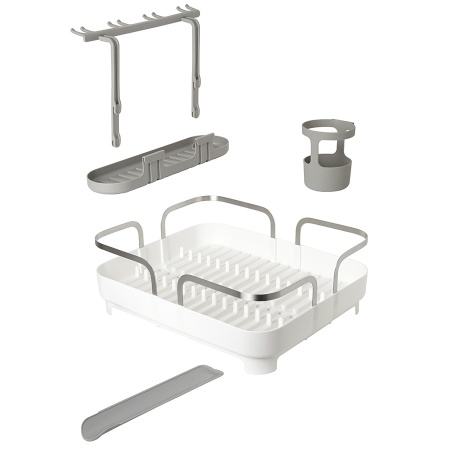 Сушилка для посуды Holster 42x34см белая детальная картинка 