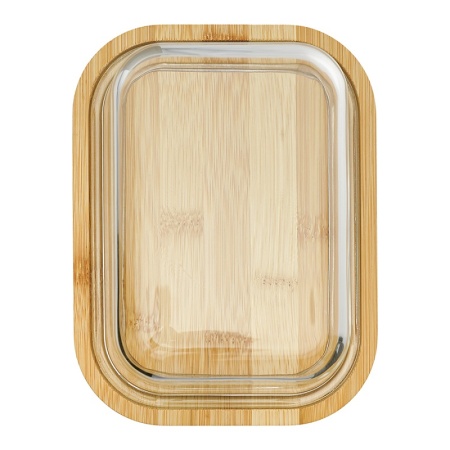 Масленка стеклянная 18x14x6см детальная картинка 