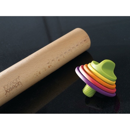 Скалка Adjustable Rolling Pin разноцветная - 20085 Joseph Joseph детальная картинка 