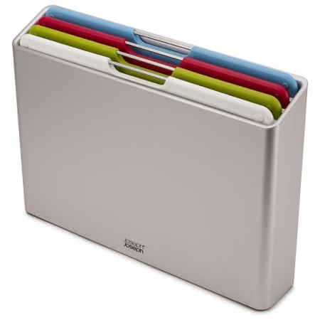 Набор разделочных досок 34x24см Folio Large серебристый - 60185 Joseph Joseph детальная картинка 