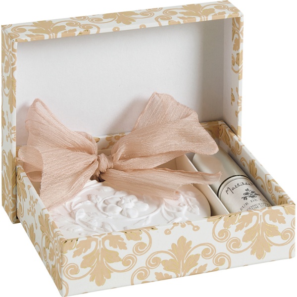 Ароматическое саше + концентрированный парфюм - Fleur de Coton - Цветок хлопка детальная картинка 