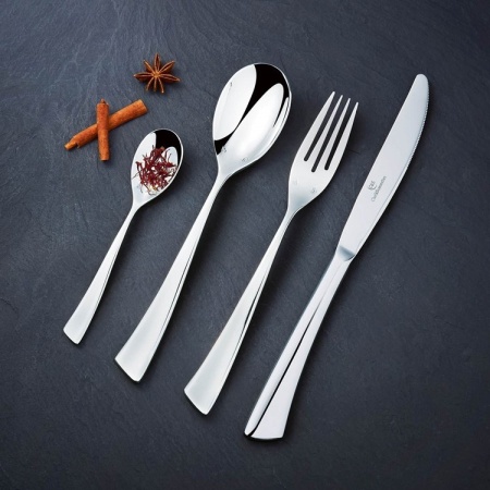 Набор столовых приборов 24шт EZZO в деревянном боксе детальная картинка 