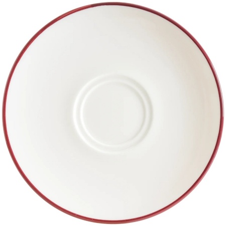 Блюдце Ø16см LINEA Burgundy Gourmet детальная картинка 