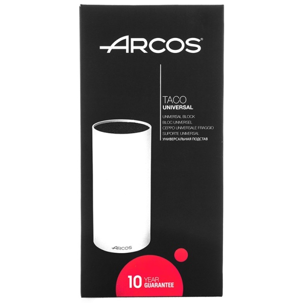 Фото Подставка для ножей круглая TACO белая Ø11x(h)22.5см