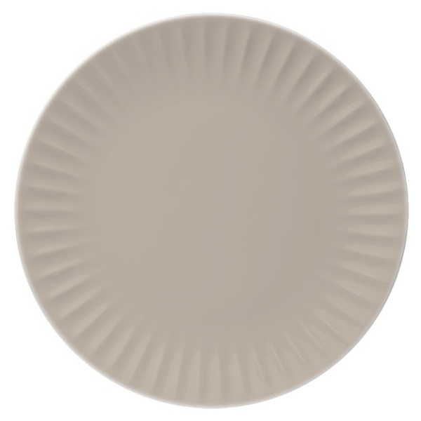 Фото Тарелка плоская Ø21см RIBBY Almond