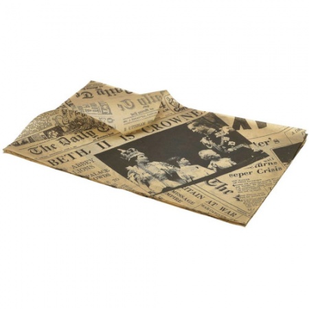 Бумага для выпечки Newspaper Print 25x35см детальная картинка 