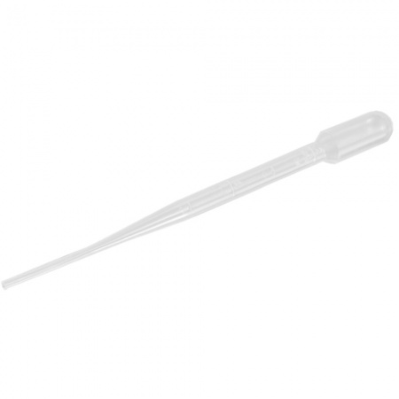 Пипетка 2мл 15.5см прозрачная 100шт детальная картинка 