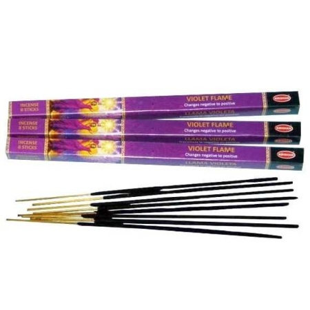 Благовония Krishan Violet Flame (Фиолетое пламя) детальная картинка 