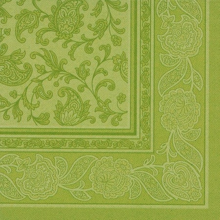 Салфетка 40x40см ROYAL Collection Ornaments оливковая, 20шт детальная картинка 