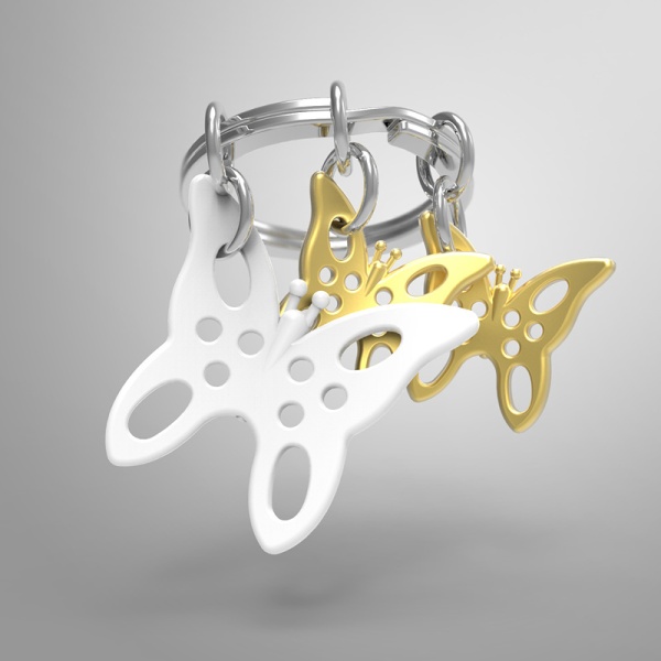 Фото Брелок для ключей "Бабочки"