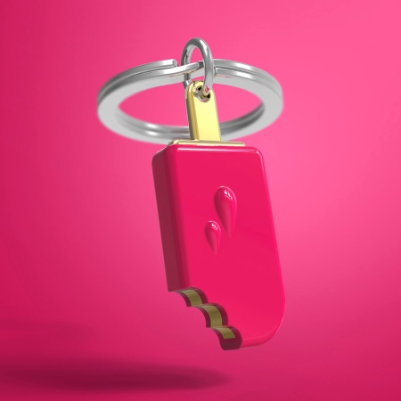 Брелок для ключей "Мороженое" детальная картинка 