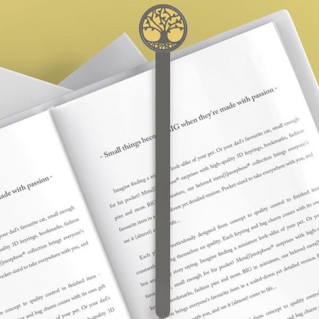 Закладка для книг 'Дерево жизни' gold детальная картинка 
