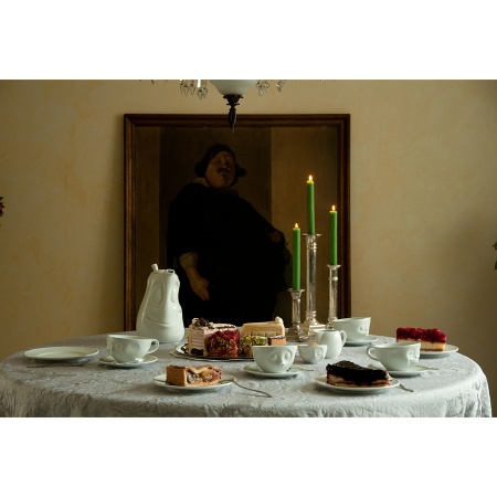 Чашка с блюдцем 200мл Tassen Happy белая детальная картинка 