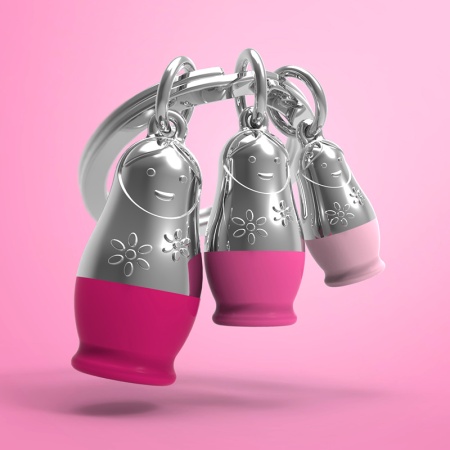 Брелок для ключей "Матрешка" детальная картинка 