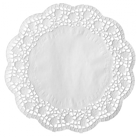 Салфетки кружевные Ø38см, 100шт детальная картинка 