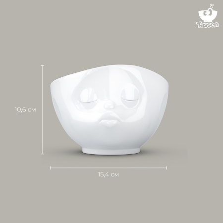 Чаша 500мл Tassen Kissing белая детальная картинка 