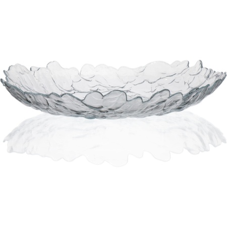 Блюдо стеклянное 40x(h)7.5см Lava прозрачное детальная картинка 