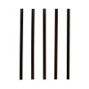 Трубочки для коктейля черные ∅5x125мм, 400шт детальная картинка 