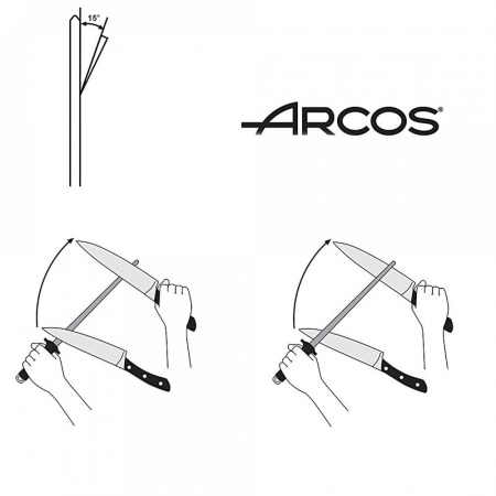 Мусат для ножей 23см детальная картинка 